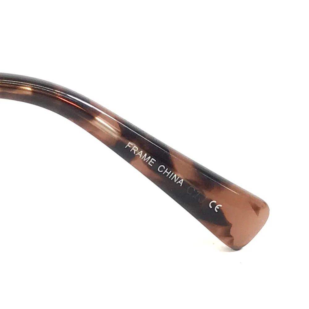 Slay Eyeglasses Frames SL002 GRY Gray Tortoise Cat Eye Full Rim 52-16-135